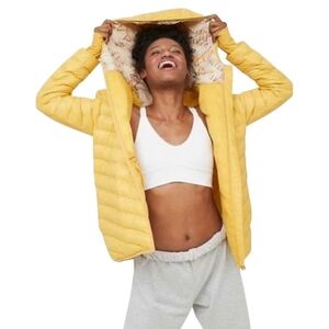 OFFLINE by Aerie ($128) Yellow Packable Puffer Jacket
